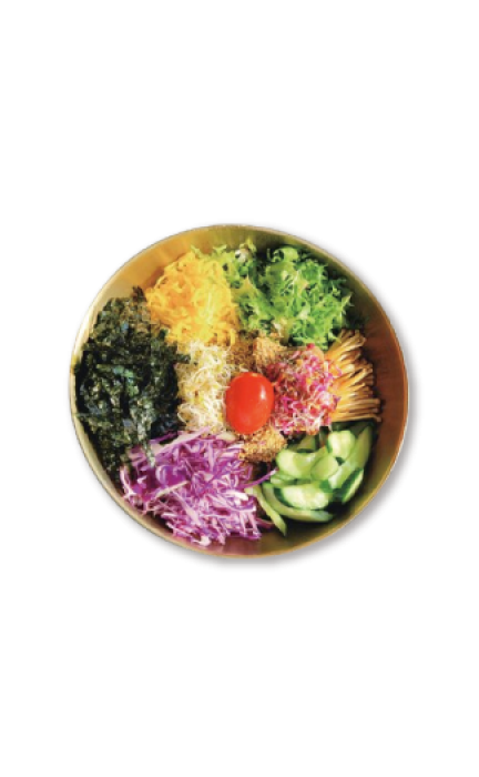 도토리 간장 비빔밥